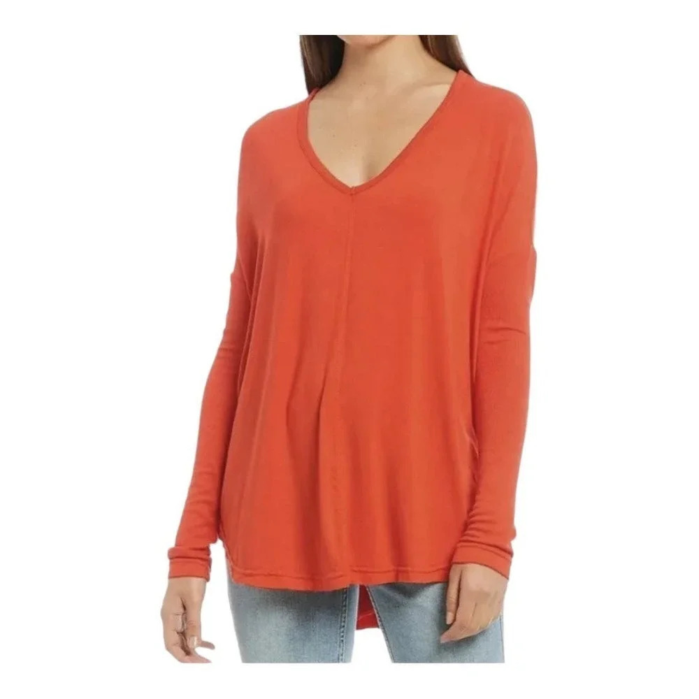 Free People Love Glare Long Sleeve V-Neck top